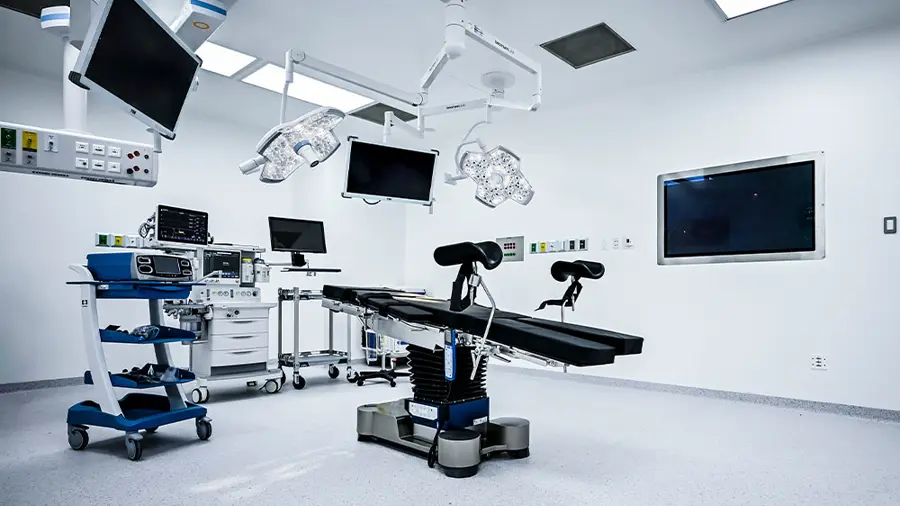 Operating room at Hospital Angeles Valle Oriente